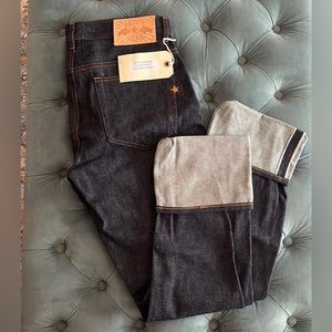 Brave Star true straight 14oz Selvage jeans (unwashed). Brand New unworn.